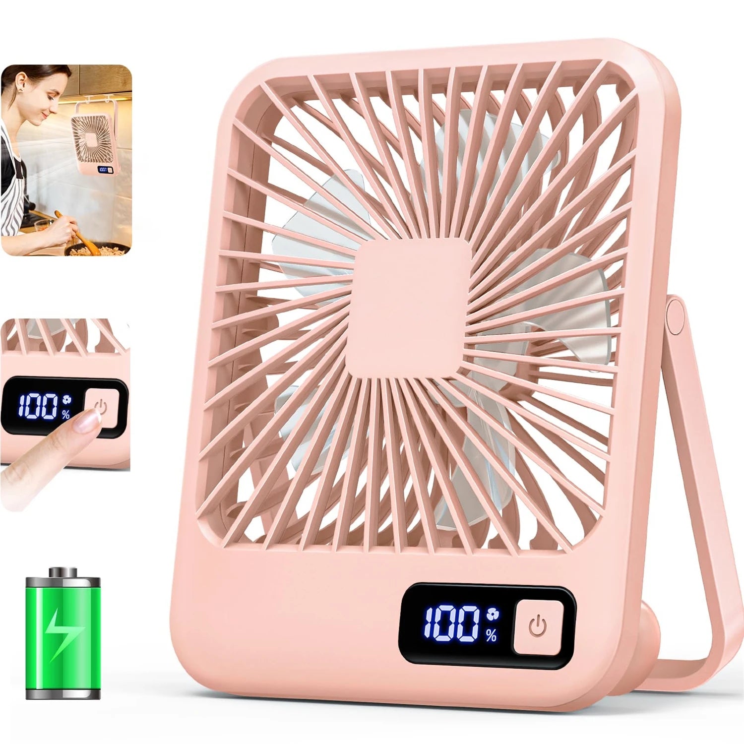Portable USB Rechargeable Fan