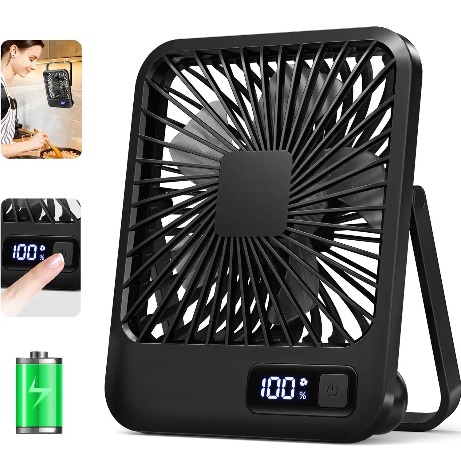 Portable USB Rechargeable Fan