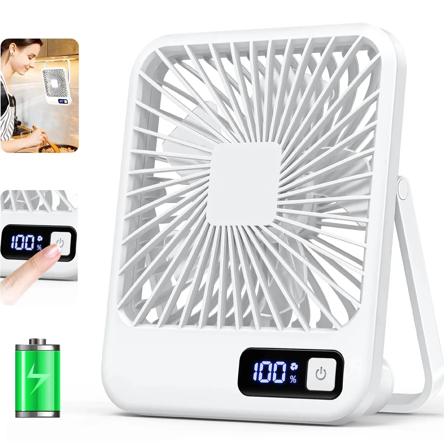 Portable USB Rechargeable Fan
